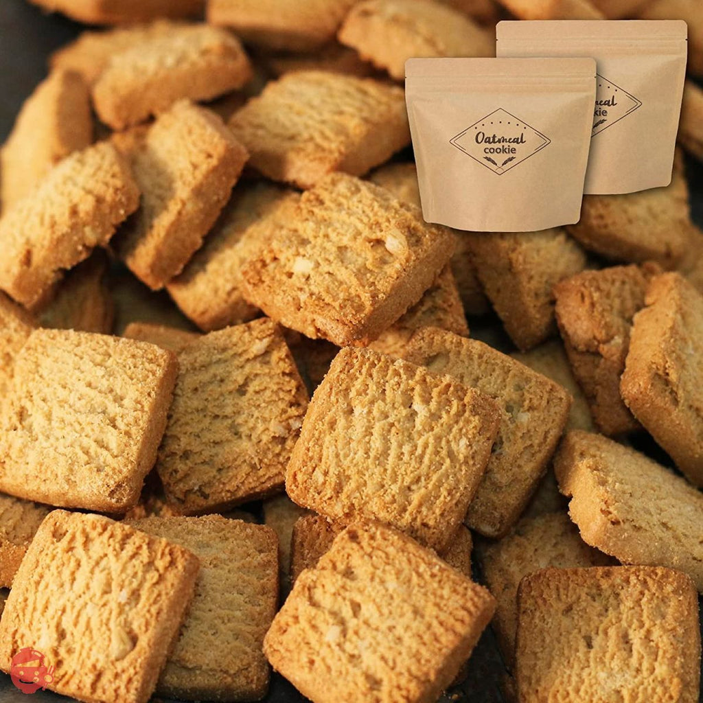 Shigu.4ページ Shinshu Iimono Lab 100% Oatmeal Cookies 500g [250g x 2 bags