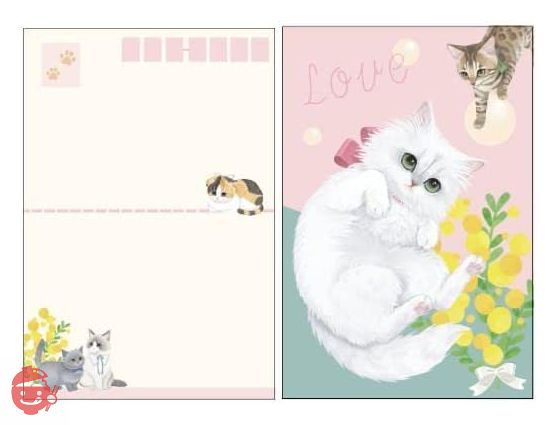ねこさんクッキー NEKO-SAN COOKIE neco necone（neconecone）クッキー (10枚入) ピンク 猫 ねこ ネコ 猫 お菓子 洋菓子 スイーツ 猫型 おやつ 京都 ×1個（かわいいねこさんポストカードつき）の画像