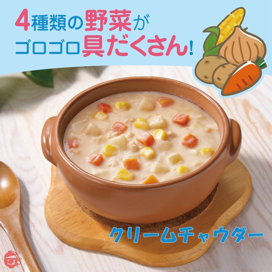 江崎グリコ クレアおばさんの具だくさん スープギフトセット180g×15個 スープの画像