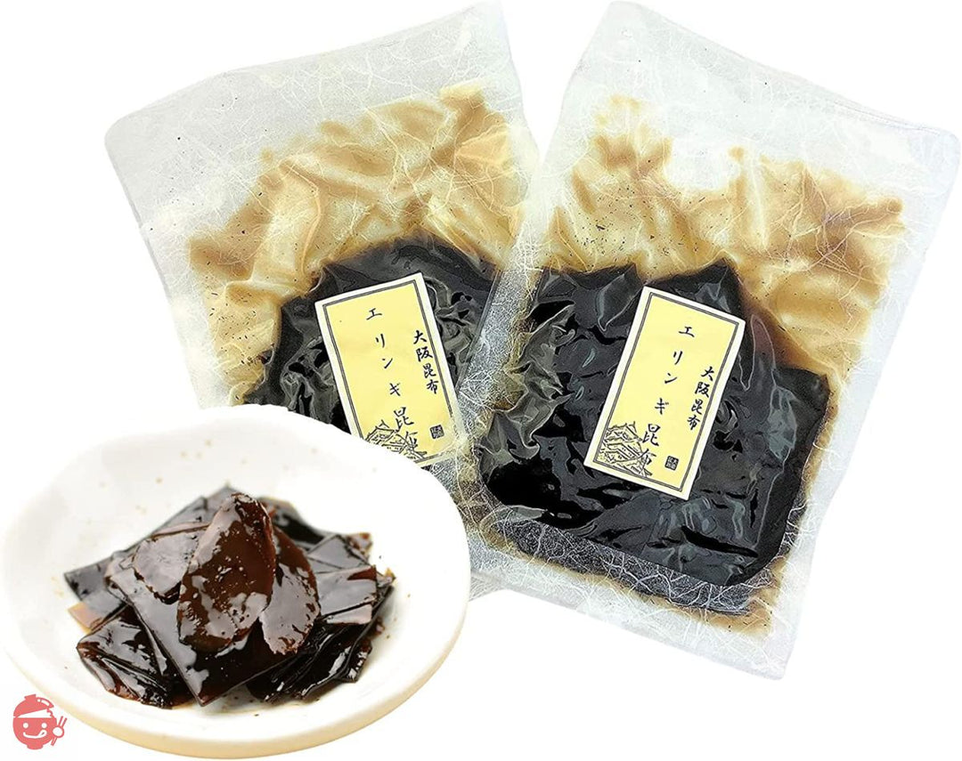 [天満大阪昆布]【添加物不使用 エリンギ昆布 2袋セット】 やわらか昆布 佃煮 ご飯のおともに お土産 国産の画像