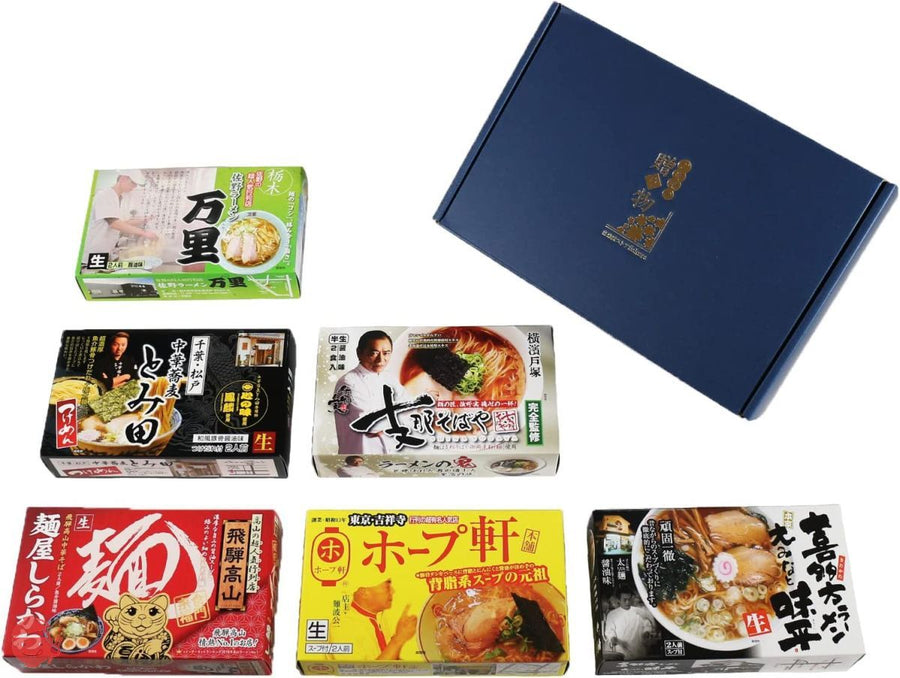 日本全国各地 ご当地 ラーメン 東日本 6種12食 詰め合わせ ギフトボックス セットの画像
