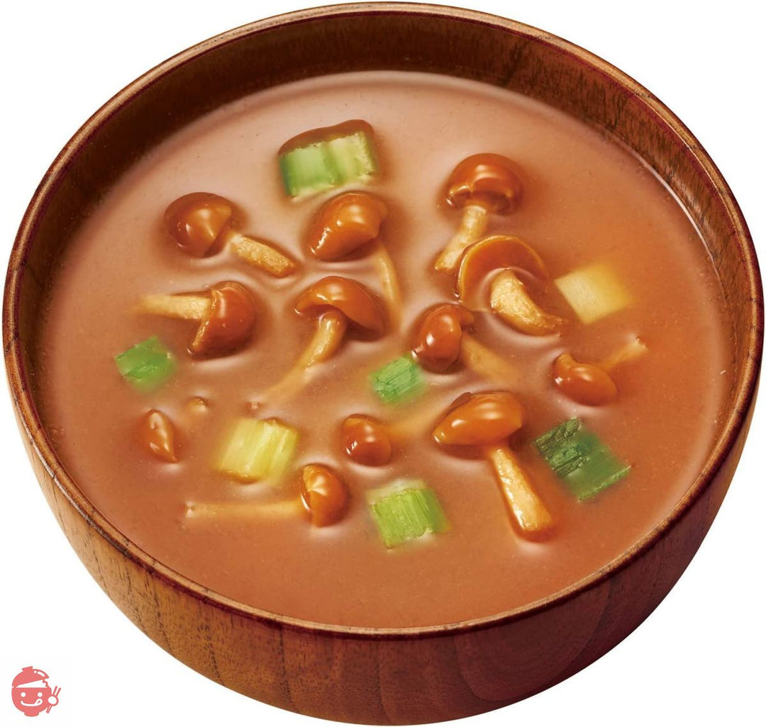 アサヒグループ食品 アマノフーズ うちのおみそ汁赤だしなめこ5食 ×6袋の画像