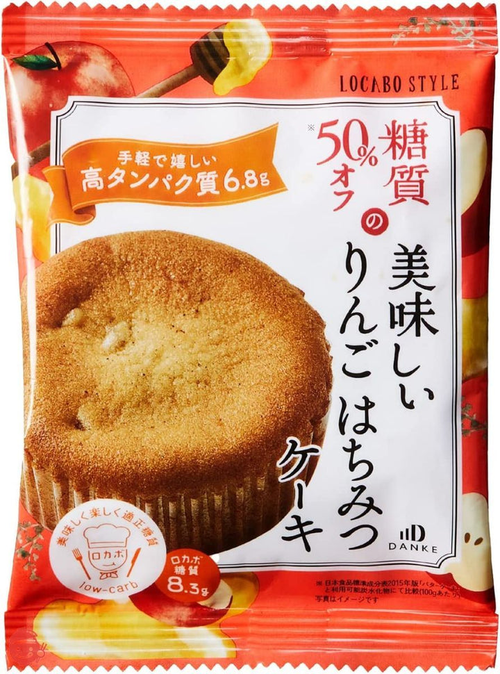 ダンケ ロカボ・スタイル りんごはちみつケーキ 40g×6本の画像