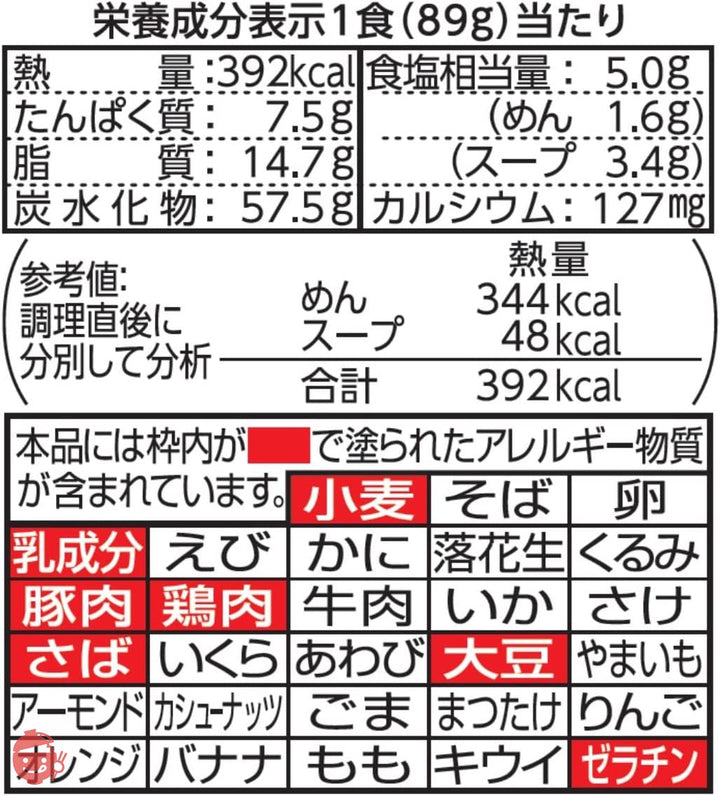 日清食品 ラーメン屋さん 旭川しょうゆ 5食パック 445g×6パックの画像