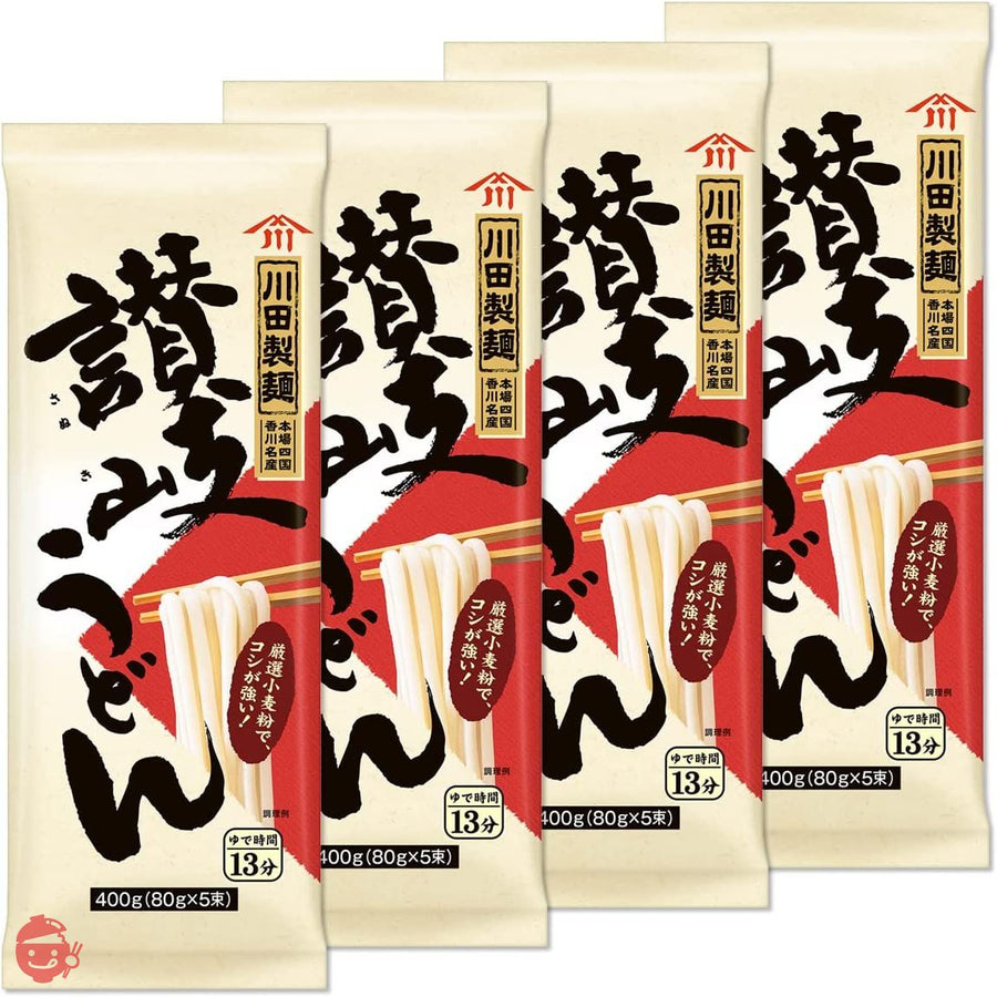 川田製麺 讃岐うどん 400g×4個の画像