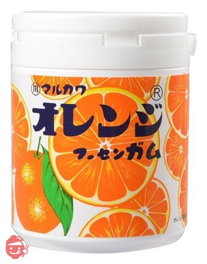 丸川製菓 オレンジマーブルガムボトル 130g×6個入の画像