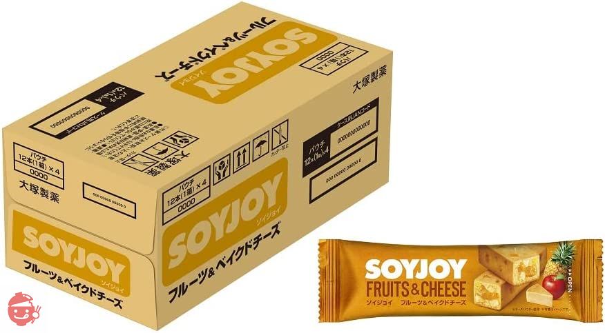 大塚製薬 ソイジョイ フルーツ＆ベイクドチーズ 30g×48個の画像