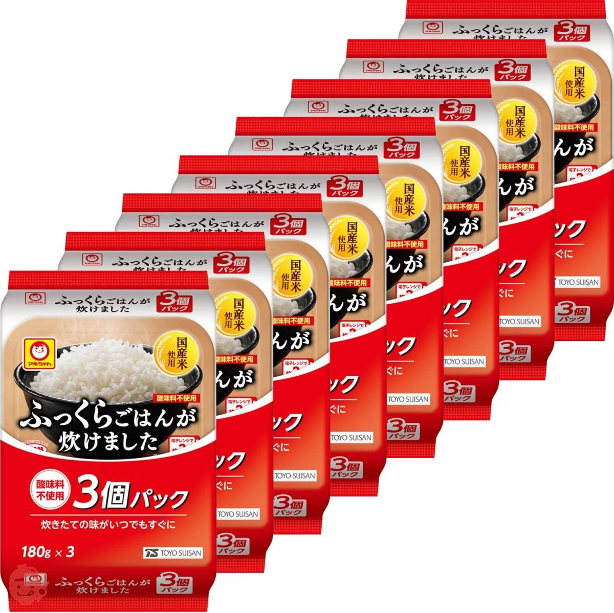 Maru-chan fluffy rice 3 pack (180g x 3P) x 8 – Japacle