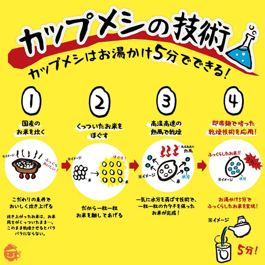日清食品 カップメシ バラエティー 4種類 (計12個) 【セット買い】の画像