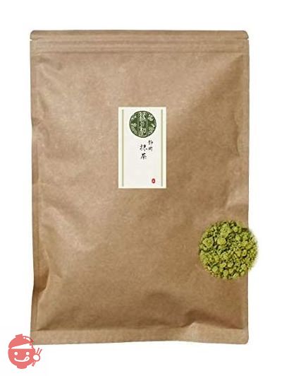 一の縁 抹茶 お抹茶 お薄 稽古用 お菓子用 料理用に (業務用サイズ 静岡抹茶 500g)の画像