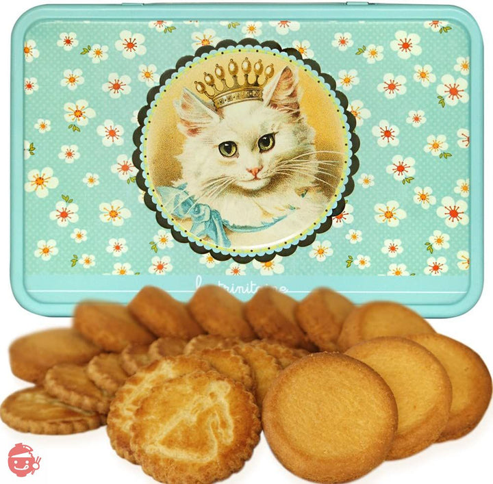 ラ・トリニテーヌ アニマル缶 ロイヤルキャッツ ネコ クッキー ガレット・パレット詰め合わせの画像