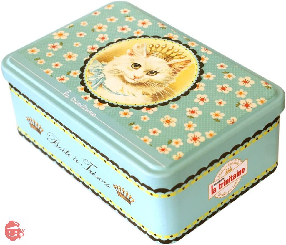 ラ・トリニテーヌ アニマル缶 ロイヤルキャッツ ネコ クッキー ガレット・パレット詰め合わせの画像