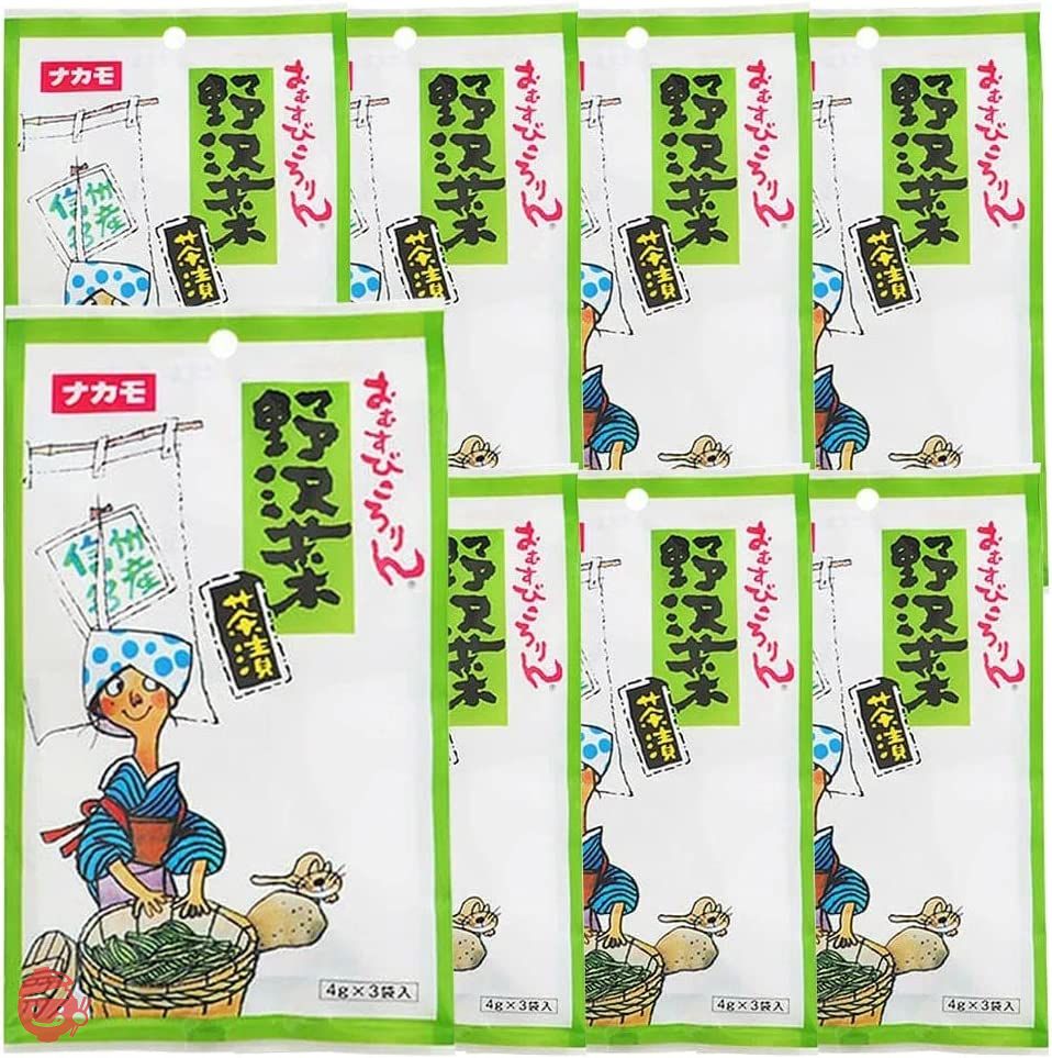 ナカモ おむすびころりん 野沢菜茶漬 4g×3袋×8パックの画像