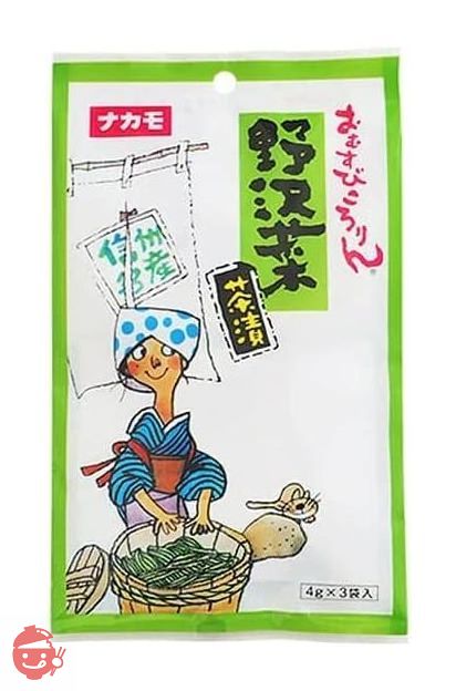 ナカモ おむすびころりん 野沢菜茶漬 4g×3袋×8パックの画像