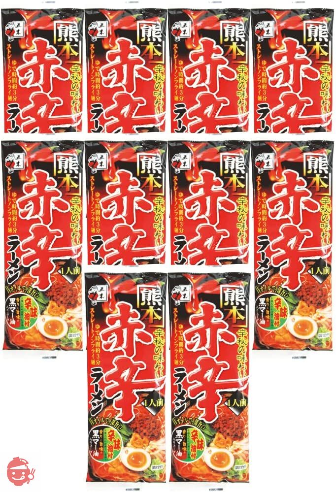 五木食品 熊本赤辛ラーメン 120g ×10個の画像