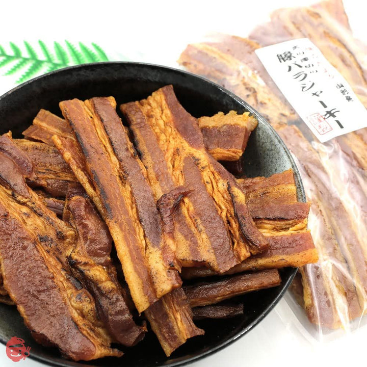 豚バラジャーキー 炙り 本格 焼き肉 おつまみ 300g 豚バラ珍味 大きさ不揃い 訳あり 焼き肉 ジャーキー ポークジャーキー 業務用 おつまみの画像