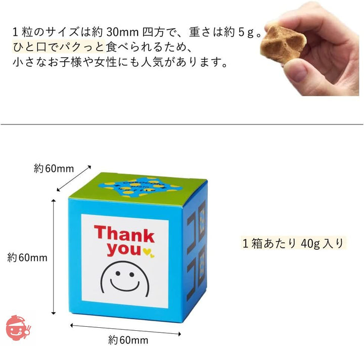 エール・エル クッキー プチギフト 手提げ袋 メッセージ (Thank You) コロコロキューブ 焼き菓子スイーツの画像