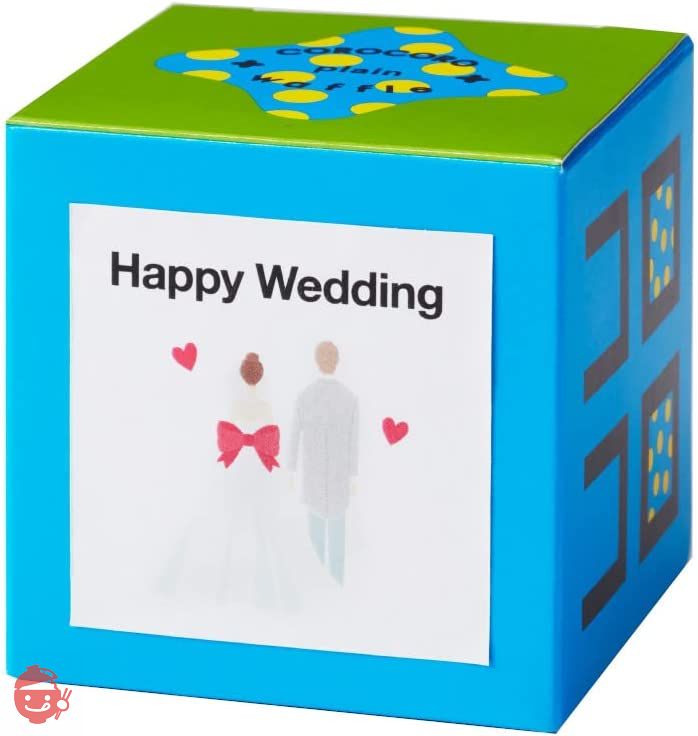 エール・エル クッキー プチギフト 手提げ袋 メッセージ (HAPPY WEDDING) コロコロキューブ 焼き菓子スイーツの画像