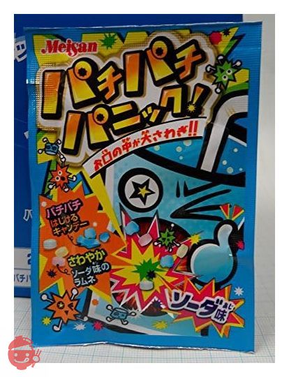 天然素材　バチ　重さ約　100g 明治産業 パチパチパニックソーダ 5g×20袋 – Japacle