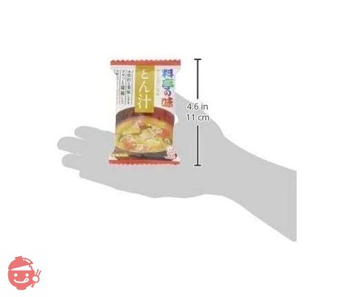 【料亭の味シリーズ】マルコメ フリーズドライ 料亭の味 とん汁 即席味噌汁 1食×10個の画像