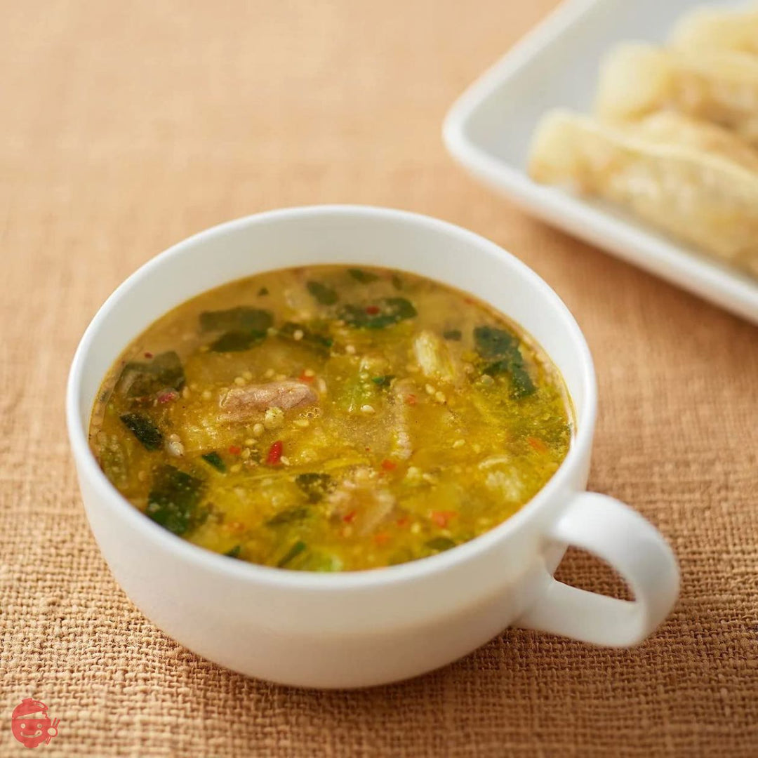 無印良品 食べるスープ 豚肉とチンゲン菜の胡麻味噌担々スープ 4食 15275038の画像