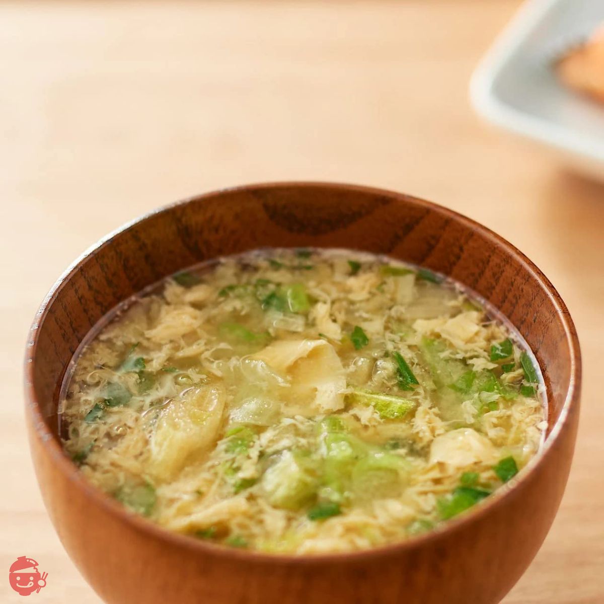MUJI Miso soup that makes use of ingredients Egg and cabbage