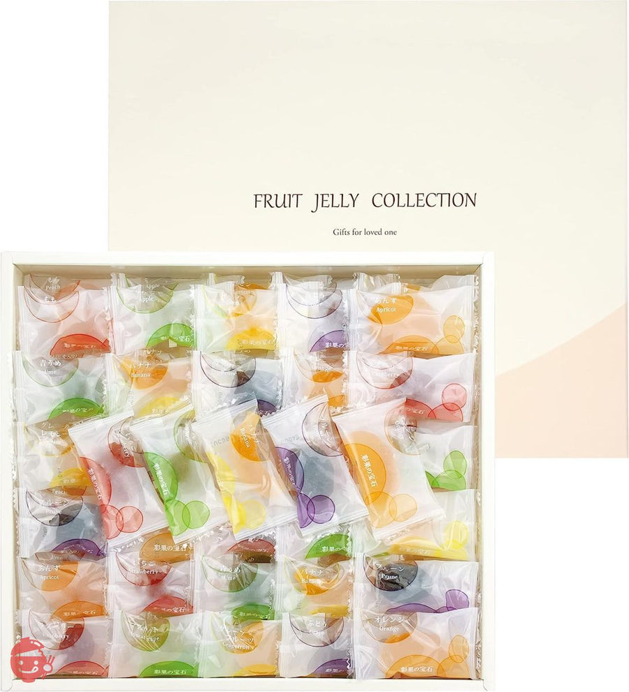 彩果の宝石 フルーツゼリーコレクション1箱（15種類75個入り）の画像