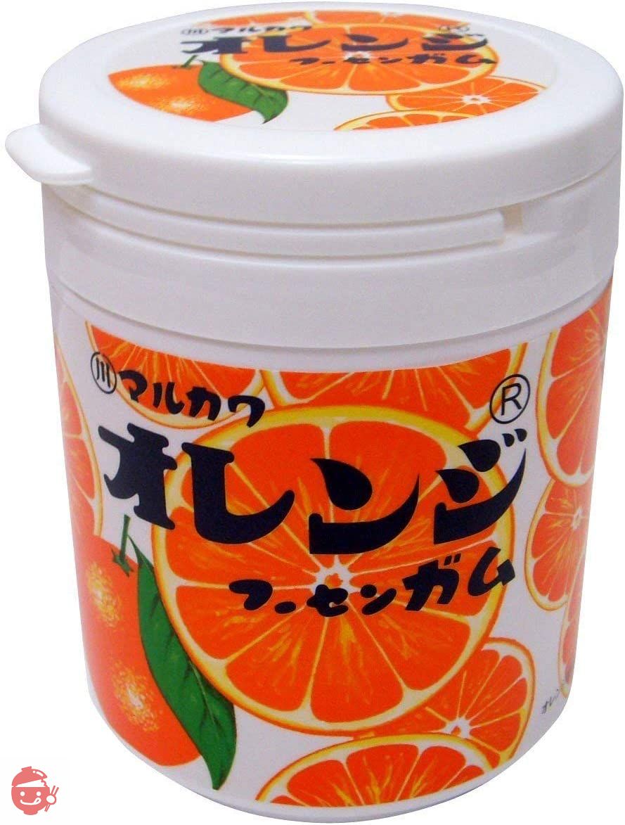 丸川製菓 マルカワ オレンジマーブルガム ボトル 130g×3個の画像